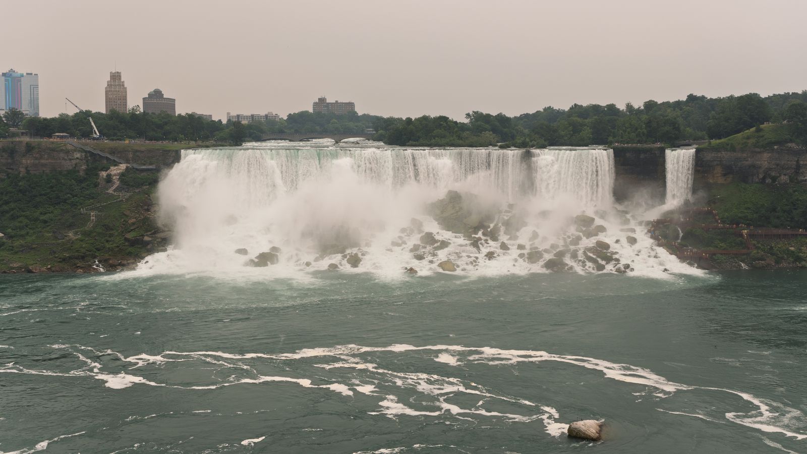 The American Falls seen from the Canadian side